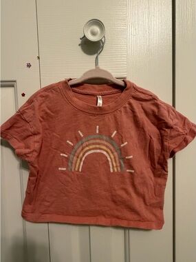RYLEE + CRU BASIC TEE / RAINBOW 2-3Y